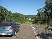 NSW - North Arm Cove - Gooringi Rd (old H1) south end end of abandoned section (21 Feb 2010)